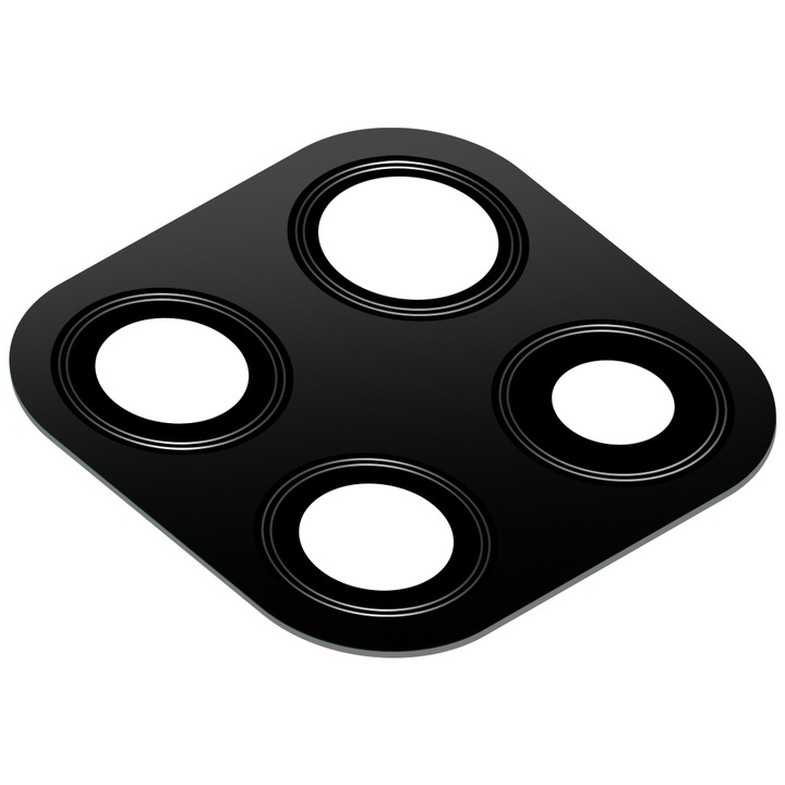 Стъкло за задна камера за Huawei P40 lite, черно