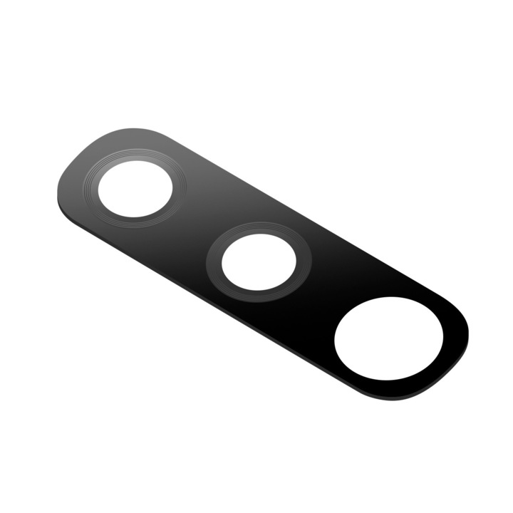 Стъкло за задна камера за Samsung Galaxy A30s A307, черно