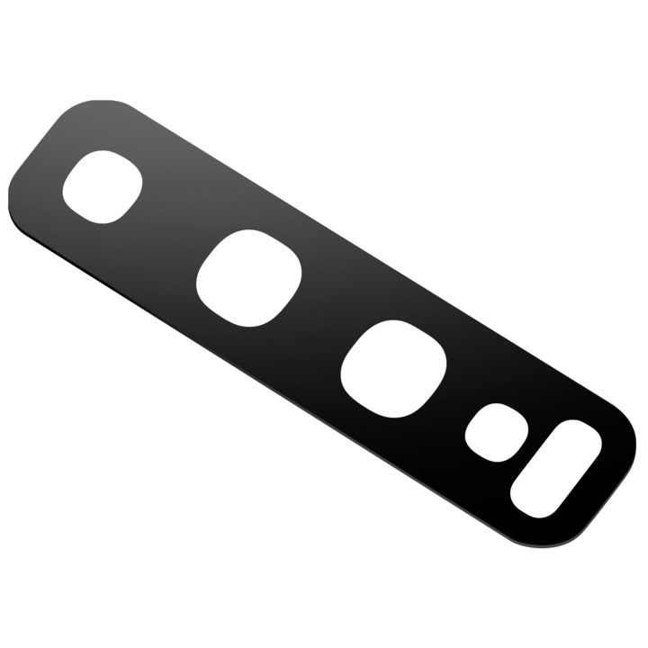 Протектор за задна камера Samsung Galaxy S10+ G975 / S10 G973, Черен