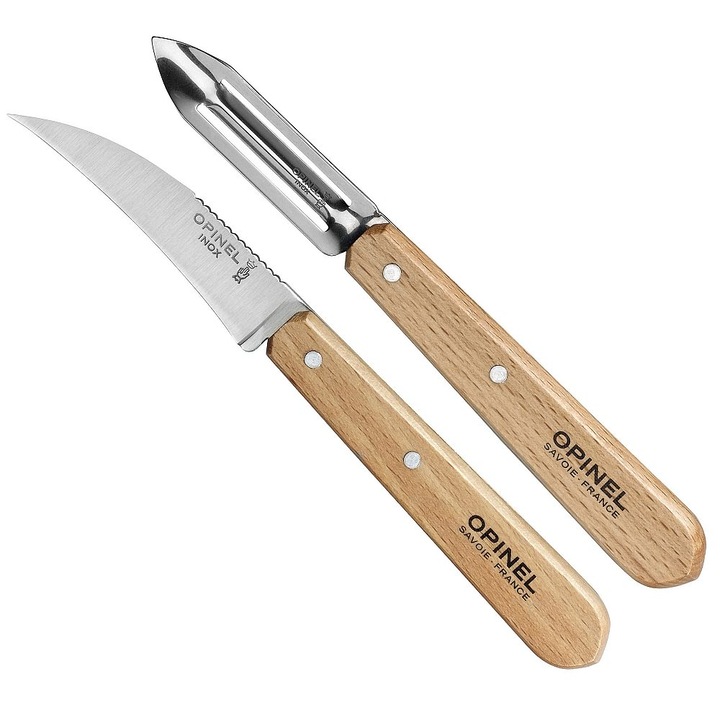 Set 2 cutite Legume sau Fructe Inox Bucatarie Opinel 001268