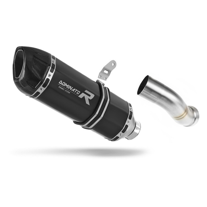 Ауспух за мотоциклет, Dominator, За Kawasaki Z 900 2020 - 2022, Черен