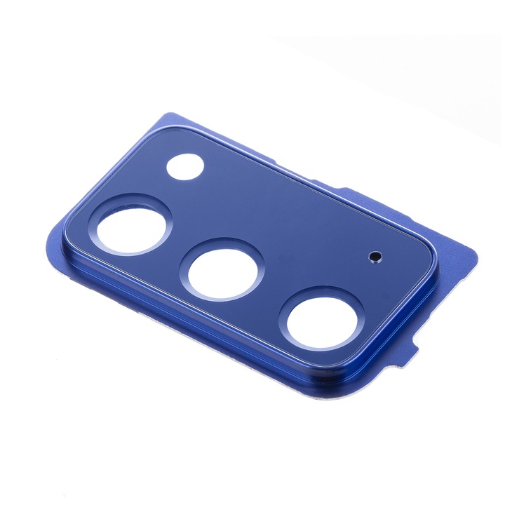 Стъкло за задна камера за Samsung Galaxy Note 20 5G N981 / Note 20 N980, с рамка, синьо