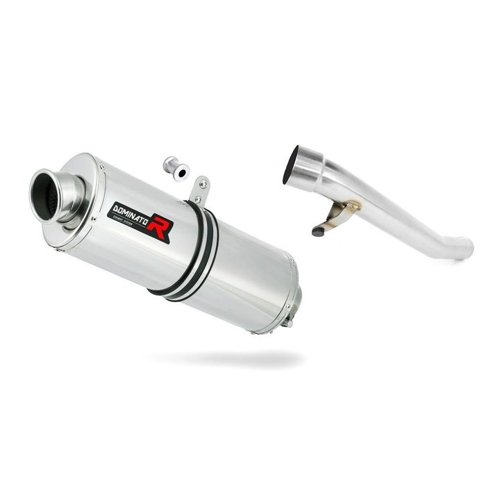 Kipufogó dob, Dominator, Kompatibilis SUZUKI GSF 600 N/S BANDIT, ezüst