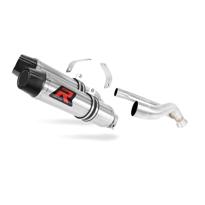 Toba de esapament, Dominator, Compatibil cu KTM 990 SUPER DUKE, Argintiu