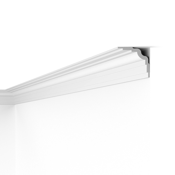 Cornisa decorativa din polimer dur WT25, 78mmx78mm, lungime 2m