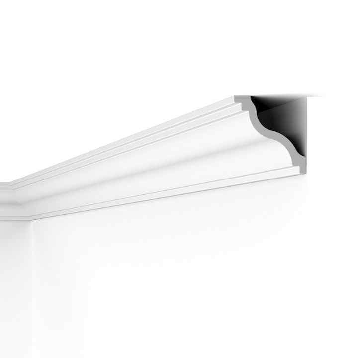 Cornisa decorativa din polistiren de inalta densitate Nomastyl SL, 100mmx100mm, lungime 2m
