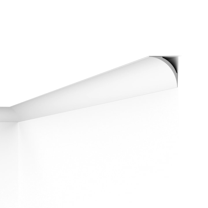 Cornisa decorativa din polistiren de inalta densitate Nomastyl NE2, 60mmx60mm, lungime 2m