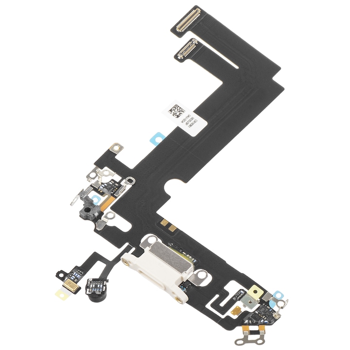 Szalag töltőcsatlakozóval - Mikrofon Apple iPhone 12 mini telefonhoz, fehér