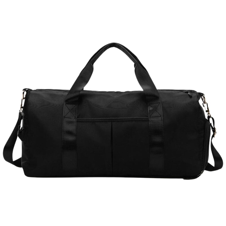Унисекс водоустойчива пътна/спортна чанта, T3 - черна
