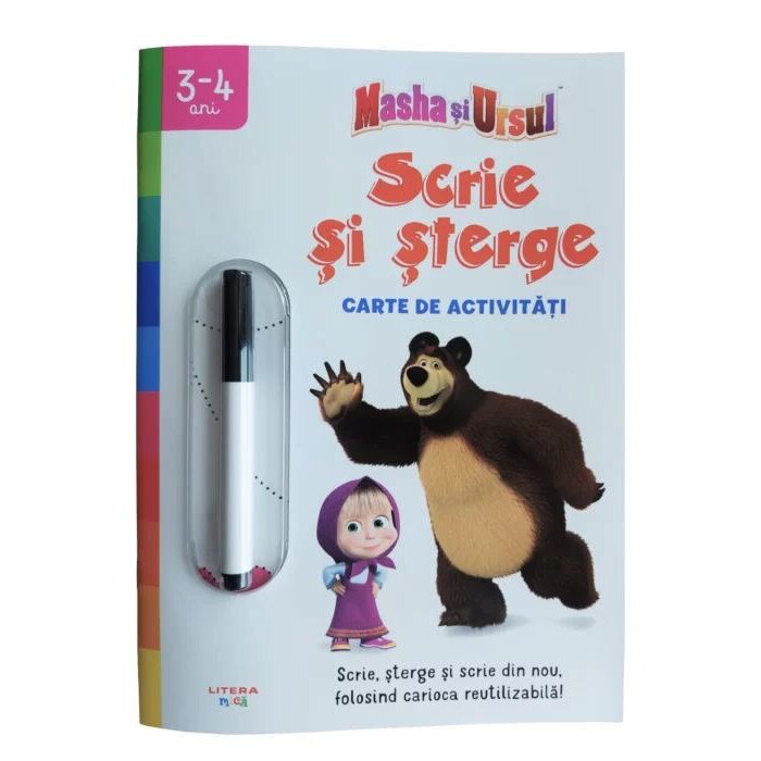 Masha si Ursul. Scrie si sterge, de Litera