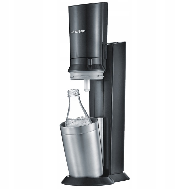 Szett SodaStream Crystal 3.0 szódagép, Fekete