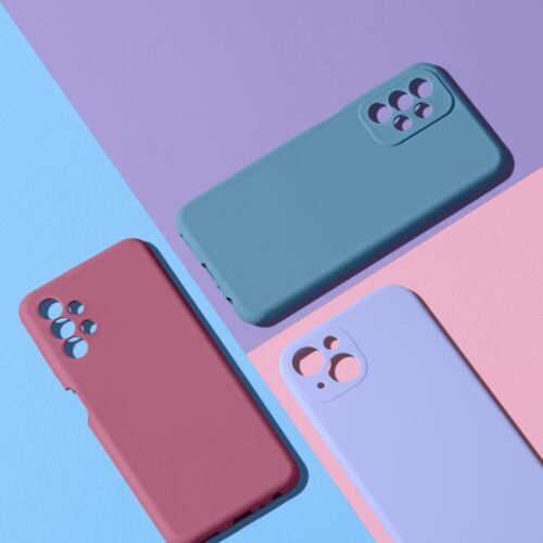 Husa kwmobile pentru Samsung Galaxy A54 5G, Silicon, Rosu, 60795.208