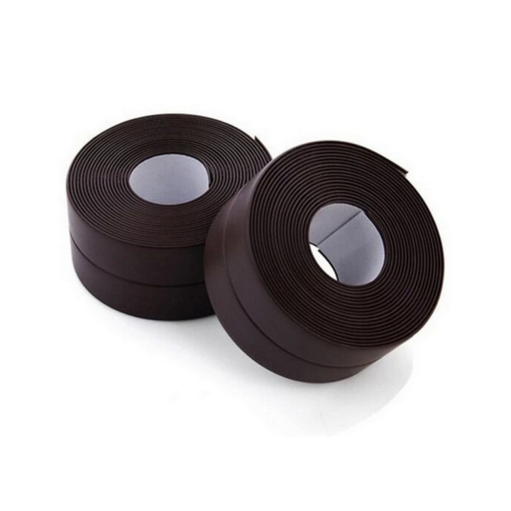 Set de 2 benzi adezive, PVC, 3.2m, Maro - eMAG.ro