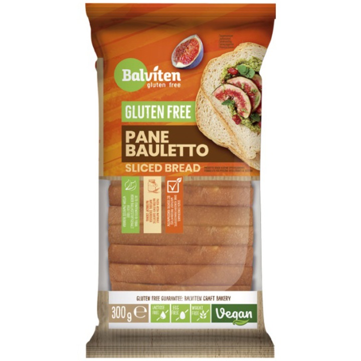 Paine Bauletto Balviten fara gluten, Feliata Alba, 300g