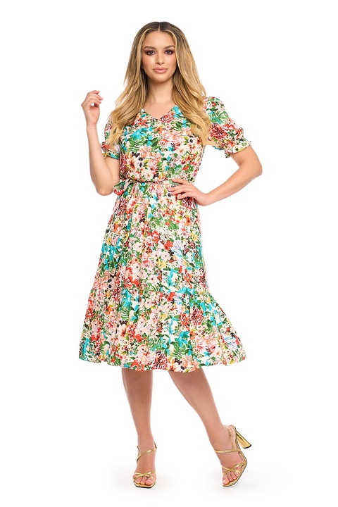 BAROCCA, Rochie midi cu imprimeu Filipa, Multicolor, 42