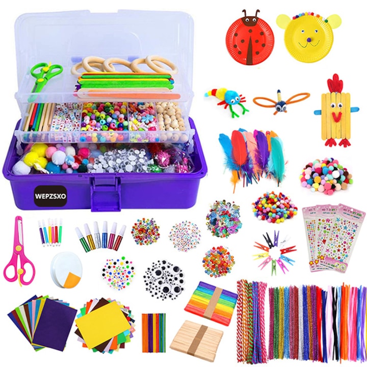 Направи си сам образователни играчки за деца, Wepzsxo, пластмаса, 6 години+, многоцветни
