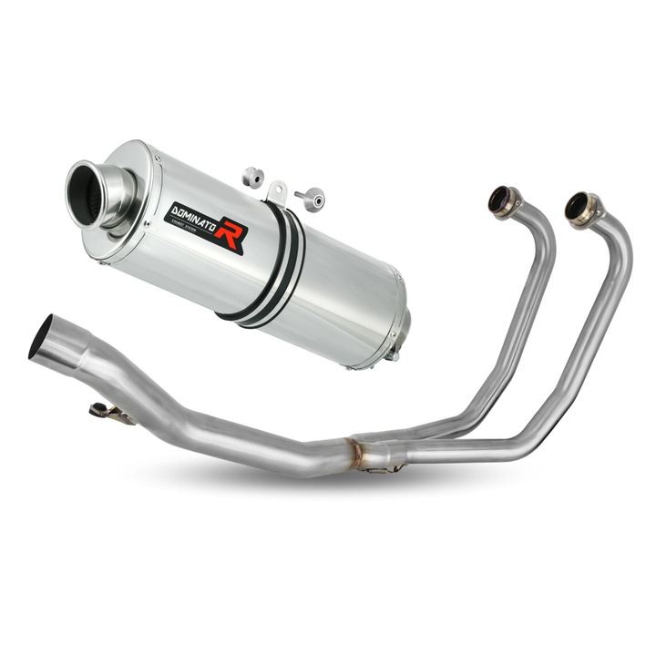 Toba de esapament, Dominator, Compatibil cu Suzuki GS 500E, Argintiu