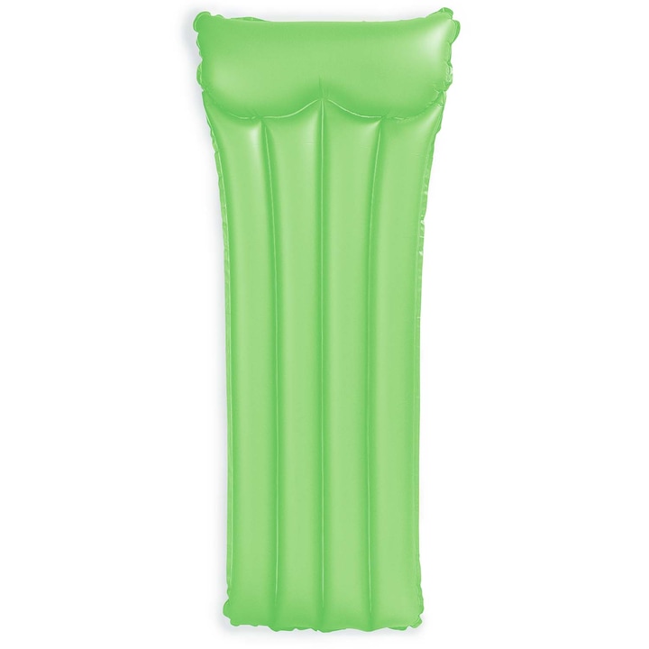 Úszómatrac, Intex, PVC, 183 x 76 cm, zöld