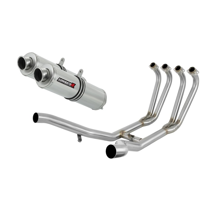 Toba de esapament, Dominator, Compatibil cu Yamaha XJ 900, Argintiu