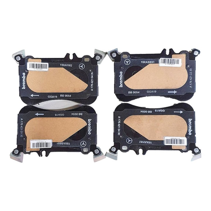 Első fékbetét, MERCEDES GLA CLA W176, fekete