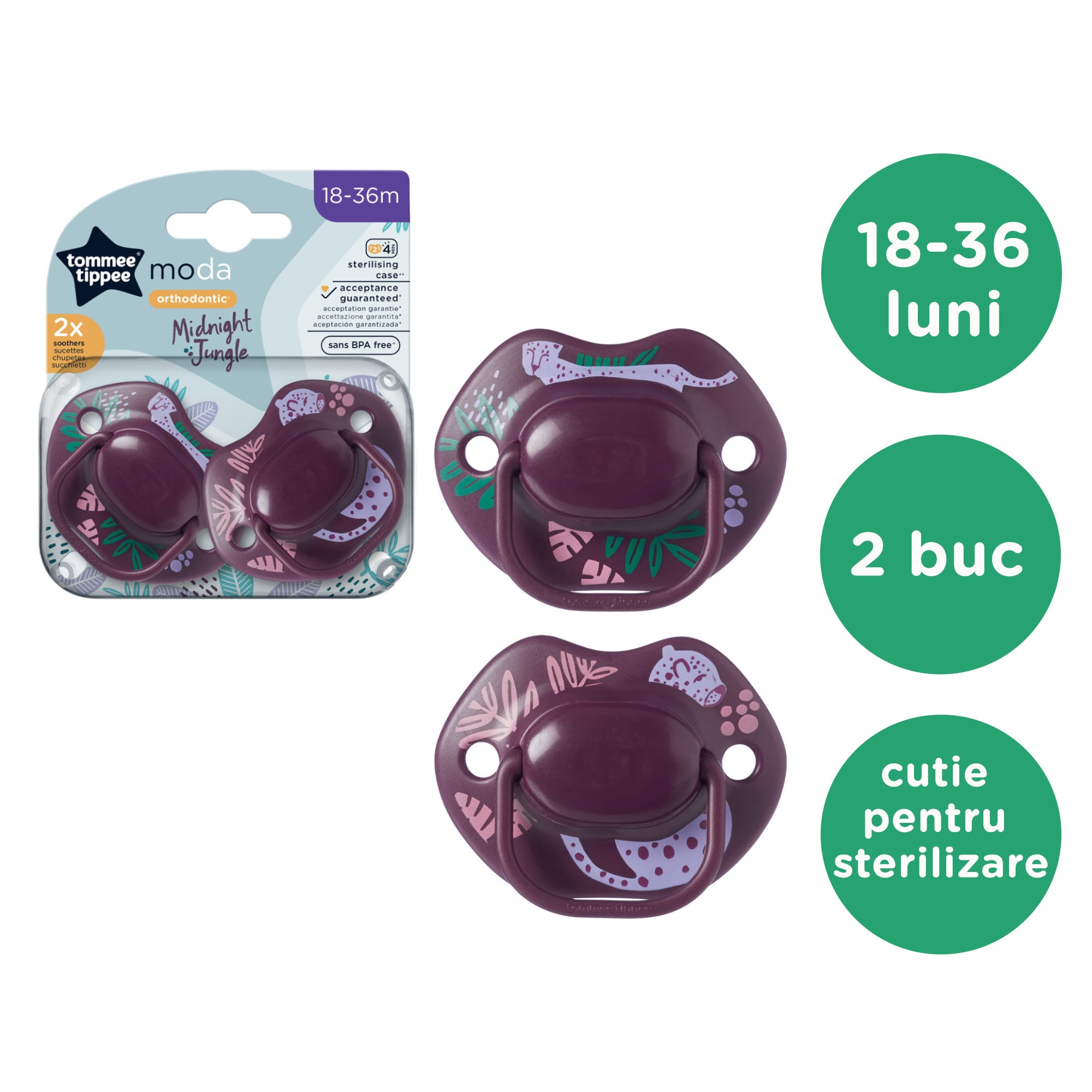 Sucette pour bébé 6-18 m Little London de Tommee Tippee