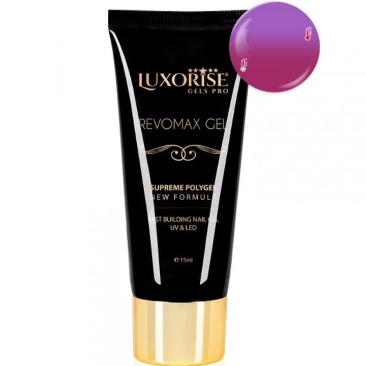 Polygel REVOMAX GEL LUXORISE Разглезена принцеса, 15 мл