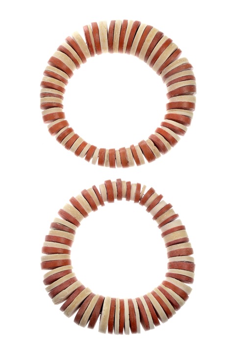 Комплект от 2 гривни с рисуван кокос GM-456, Gloria Maris