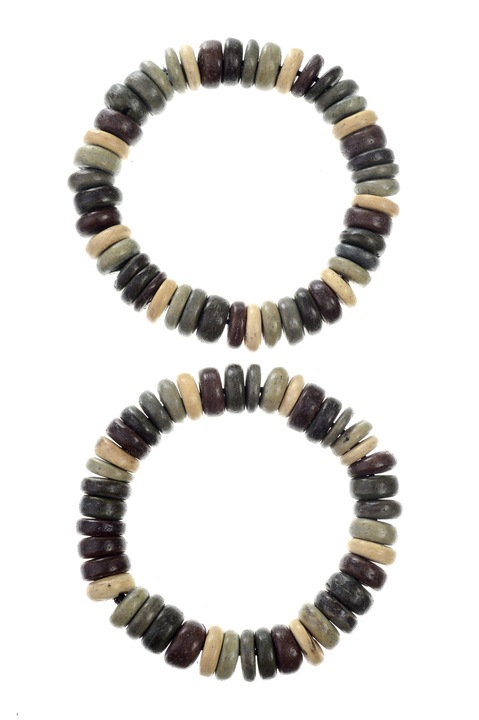 Комплект от 2 бамбукови дървени гривни GM-461, Gloria Maris