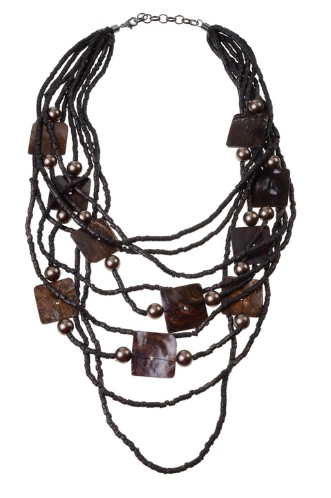 Колие от бамбуково дърво GM-514, Gloria Maris, 34 см