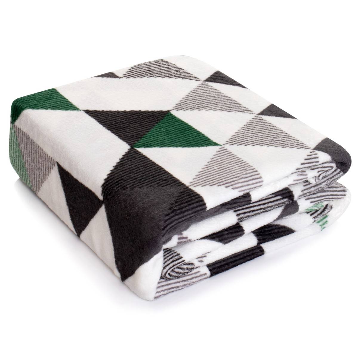 Patura 160 x 200 Microfibre Pietro Triangles 03 - eMAG.ro