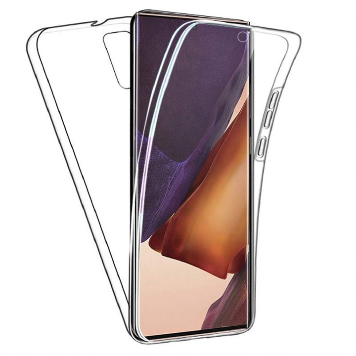 SAMSUNG Galaxy Note 20 Ultra tok – 360 fok (szilikon előlap/műanyag hátlap)