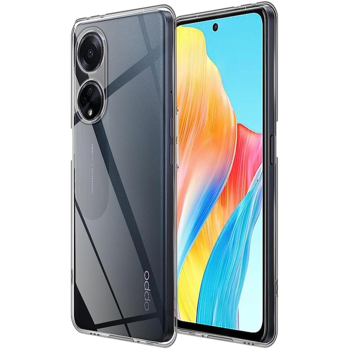 Husa pentru Oppo A98 5G Slim Anti-Shock 1.5mm, Aiyando, Transparent