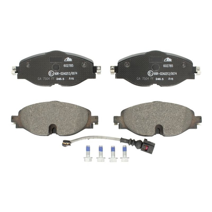 Set placute de frana fata, compatibil cu AUDI A3, Q2, Q3, TT; SEAT ATECA, LEON, LEON SC, LEON SPORTSTOURER, LEON ST, TARRACO 1.0-Electric