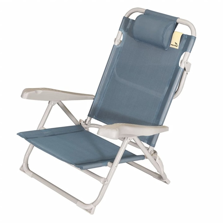 Сгъваем плажен стол "Breaker" Easy Camp, Oкеанско синьо, 4.2 Kg, 50 x 65 x 77 см