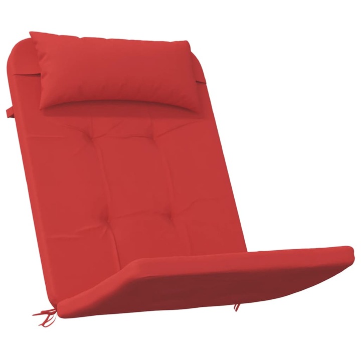 Perne pentru scaun Adirondack vidaXL, 2 buc, rosu, textil oxford, 2.5 Kg