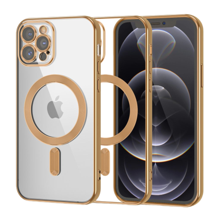 Калъф fixGuard Magshine Magsafe За iPhone 12 Pro, Gold