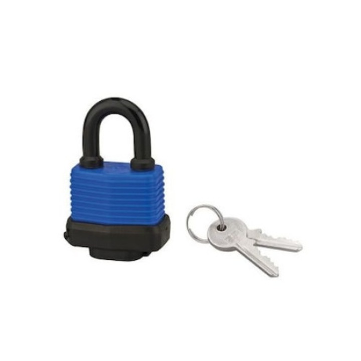 Lacat de exterior, lamelar, 40 mm, 2 chei