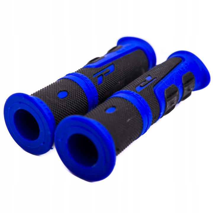 Set 2 x Manson ghidon motocicleta, ProGrip, Albastru/Negru