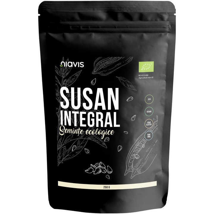 Seminte de Susan integral Ecologice/BIO 250g