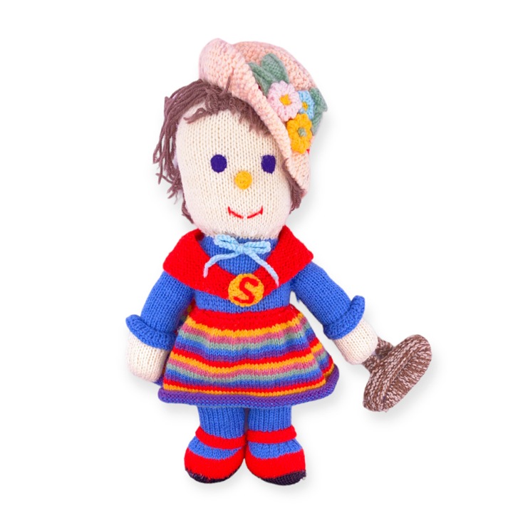 Jucarie de plus, Chippo, Papusa, Multicolor, 42cm, 3+