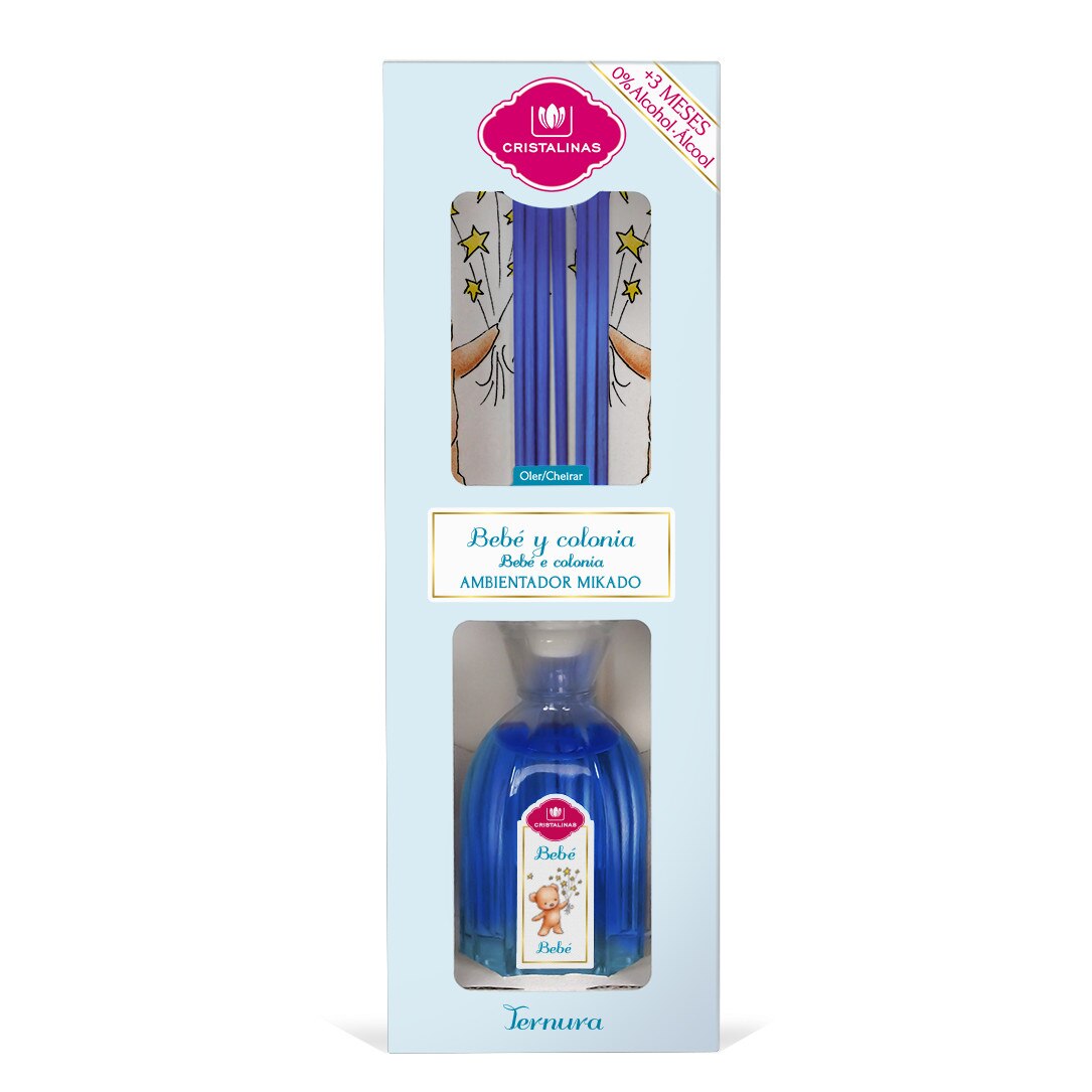 Odorizant camera 0% alcool Cristalinas, Bebe si colonie - pace, 90 ml