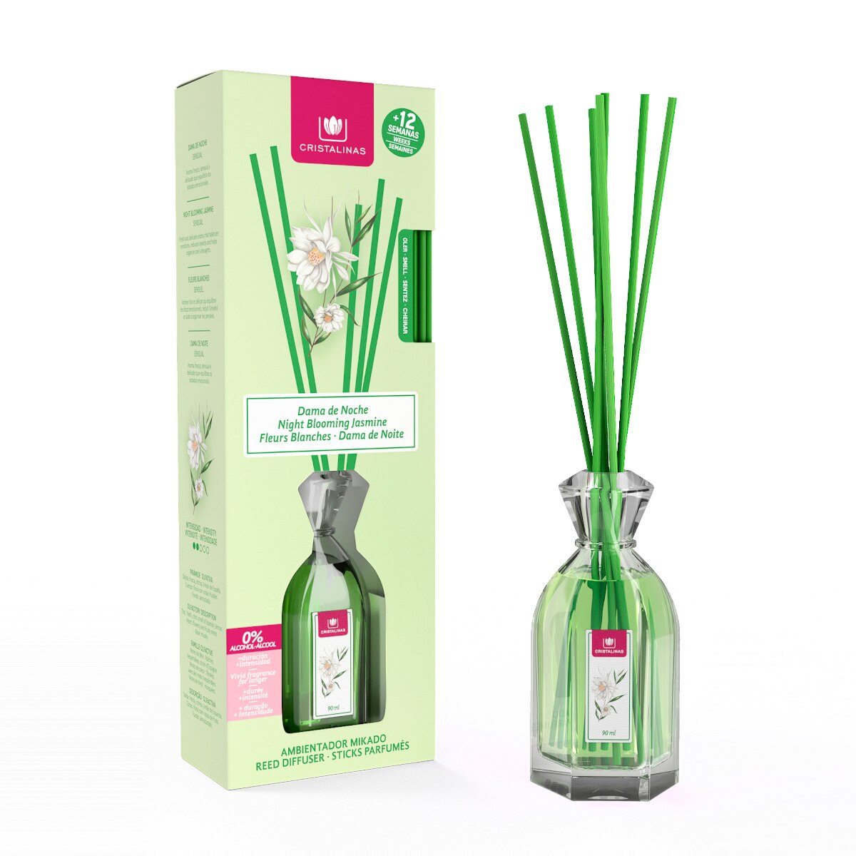 Odorizant camera 0% alcool Cristalinas, Regina Noptii - senzualitate, 90 ml