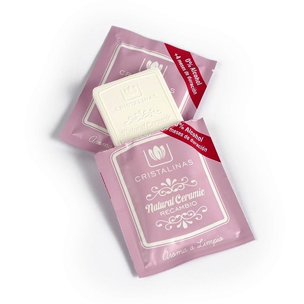Rezerva ceramica naturala pentru haine Cristalinas, Aroma Limpio - 0% alcool