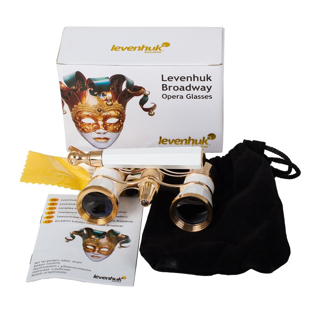 Binoclu opera Levenhuk Broadway 325N alb