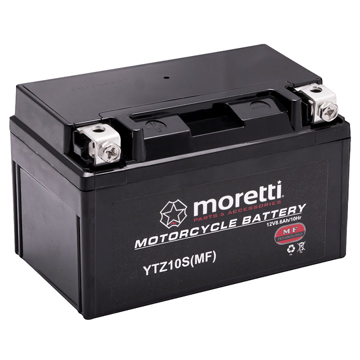 Baterie motocicleta, Moretti, Negru