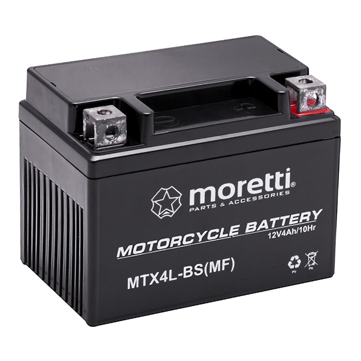 Moretti 12V AGM (gél) akkumulátor MTX4L-BS / MB4L-B