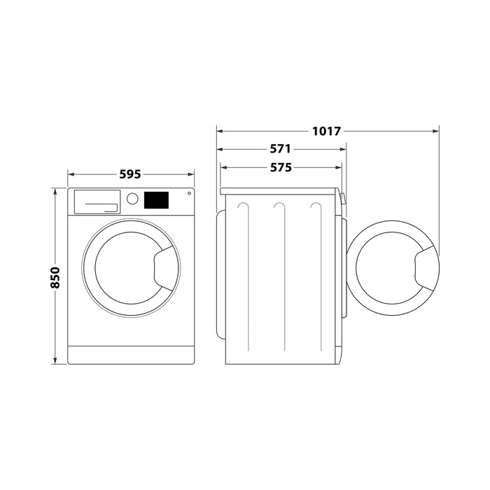Masina de spalat rufe Whirlpool FreshCare+ FFB 7259 BV EE, 7 kg