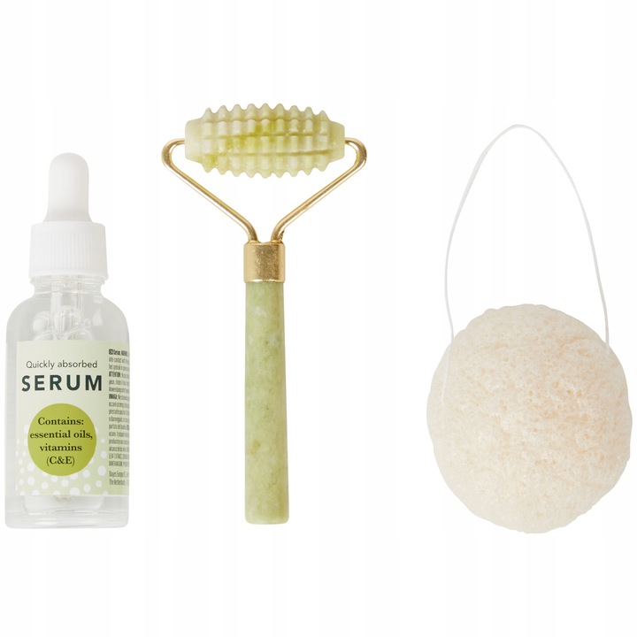 Set 3in1 pentru ingrijirea fetei, Verde