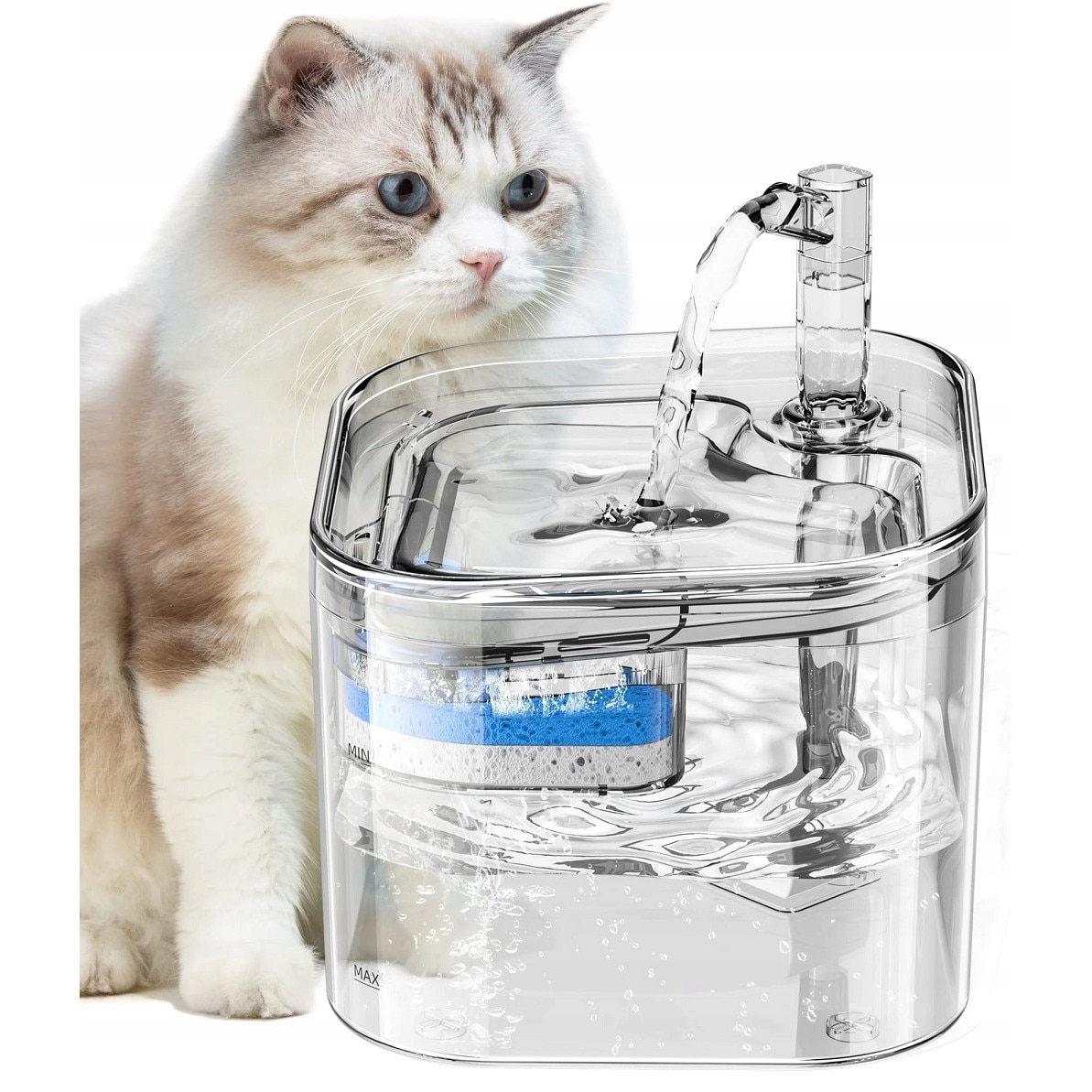 Автоматичен диспенсър за вода, тип фонтан за котки и кучета PETSmart, с ...
