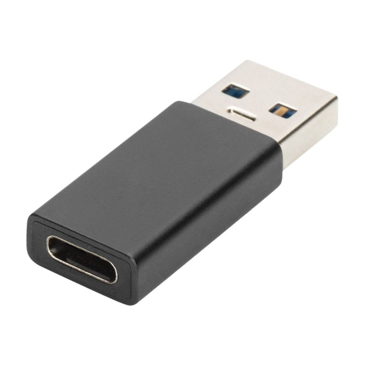 Адаптер Digitus, USB 3.0 A мъжки - USB 3.0 тип C женски